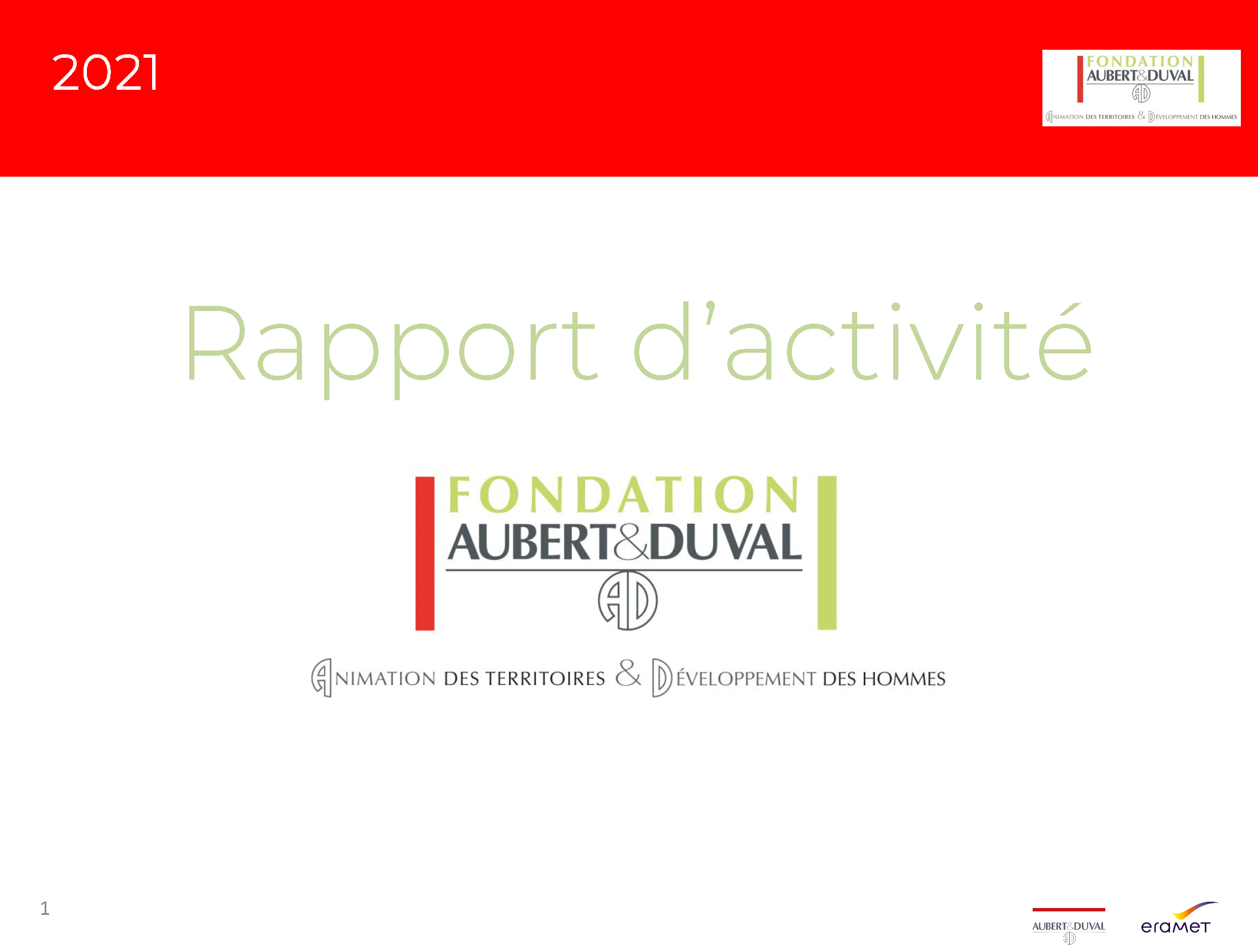 Fichier Rapport d’activité 2021